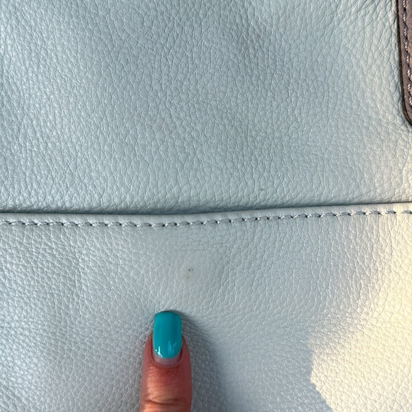 orYANY New Lyssie Braided Leather Tote Shopper Shoulder Handbag BLUE Navy - Picture 14 of 16